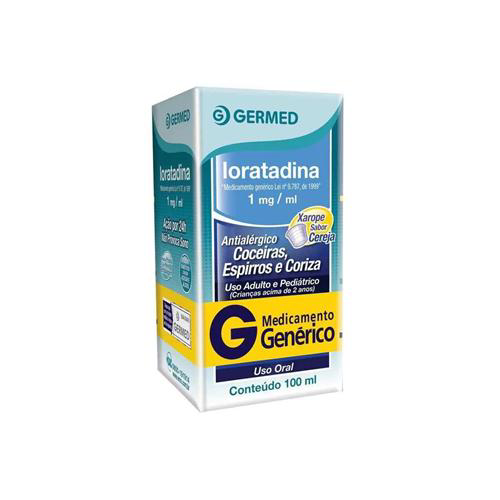 Loratadina - Xarope 100Ml Germed Genérico