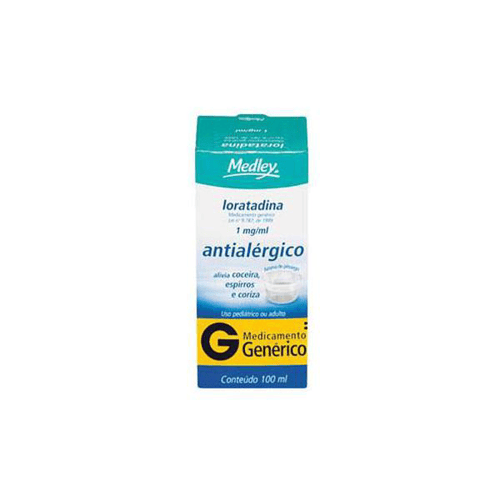Imagem do produto Loratadina - Xarope 100Ml Medley Genérico