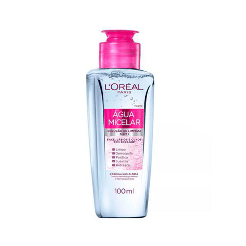 Loreal Paris Dermo Expertise Agua Micelar Solucao De Limpeza Facial 5 Em 1 100Ml