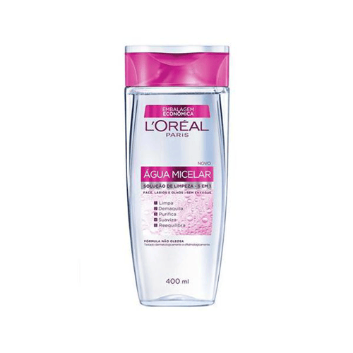 Loreal Paris Dermo Expertise Agua Micelar Solucao De Limpeza Facial 5 Em 1 400Ml