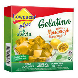 Lowçucar Gelatina Maracujá Zero Açucar C/ Stévia 10G
