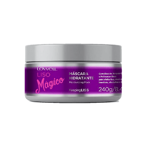 Imagem do produto Máscara Capilar Hidratante Liso Mágico Lowell 240G