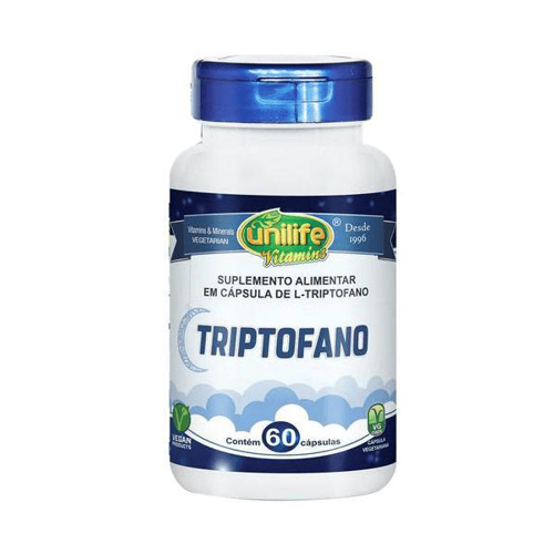 Imagem do produto Ltriptofano 300Mgr 60 Cáps Unilife