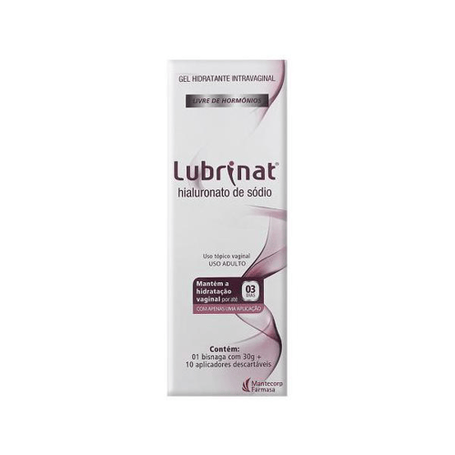 Imagem do produto Lubrinat Gel Hidratante Intravaginal Com 30G + 10 Aplicadores Descartáveis