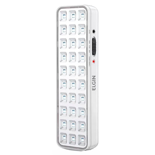Imagem do produto Luminária De Emergência Elgin Bivolt Com 30 Leds