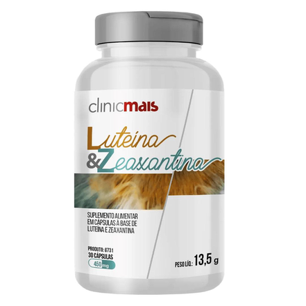 Imagem do produto Luteína E Zeaxantina 30 Cáps 450Mg Clinic Mais