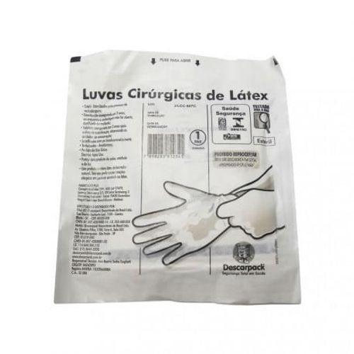 Luva Cirurgica Descarpack 85 Esteril