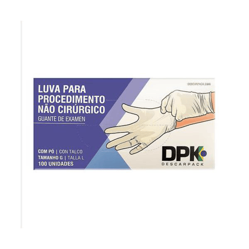 Luva de Procedimento Descarpack G com 100 Unidades