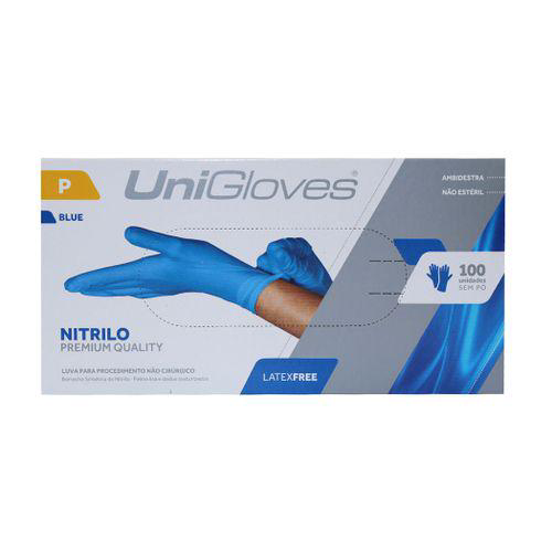 Imagem do produto Luva De Procedimento Sem Pó Nitrilica Unigloves