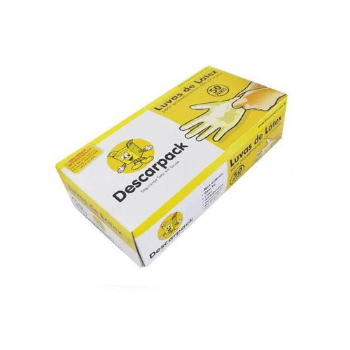 Luva Descarpack Com 100 Unidades Latex