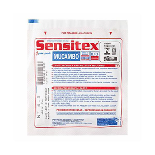 Luva Mucambo Cirúrgica Esterilizada N.6,5 Sensitex