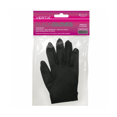 Imagem do produto Luva Ricca Black M 2Pcs
