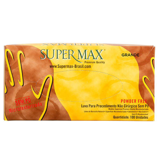 Imagem do produto Luva Supermax Com 100 Unidades Sem Po Grande