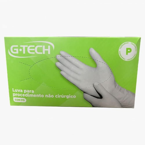 Imagem do produto Luvas Procedimento Latex Para Com Pó Com 100 Unidades Gtech