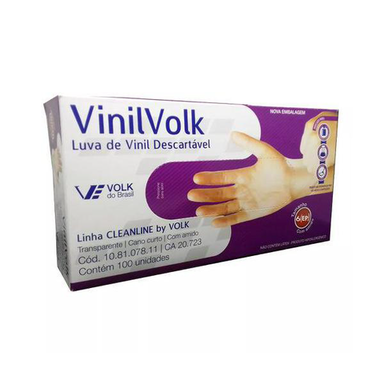 Luvas Vinil Procedimento Ext.peq 100Unid