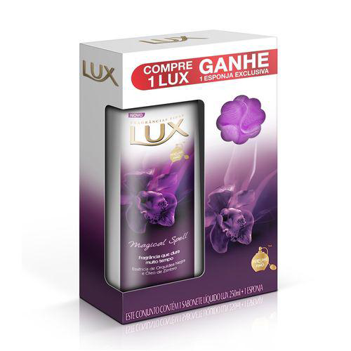 Lux Sabonete Liquido Magical Spell 250Ml Gratis Esponja Exclusiva