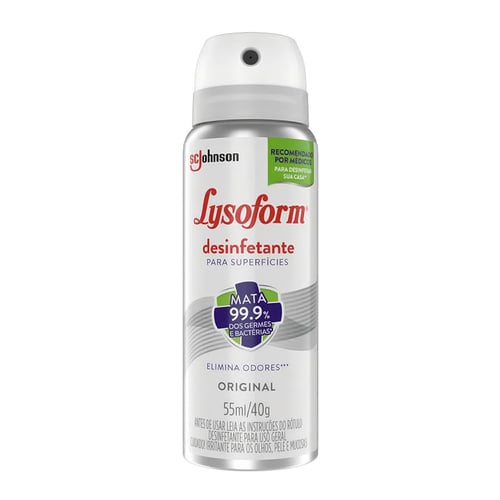 Lysoform Desinfetante Aerossol Original 55Ml