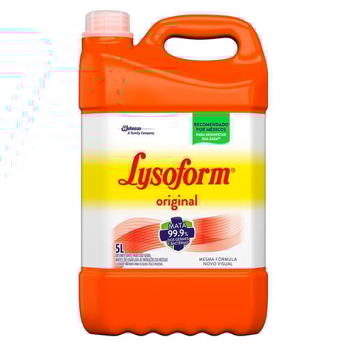 Imagem do produto Lysoform Desinfetante Bruto Original 5 Litros
