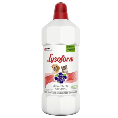 Imagem do produto Lysoform Desinfetante Original Pets 1 Litro