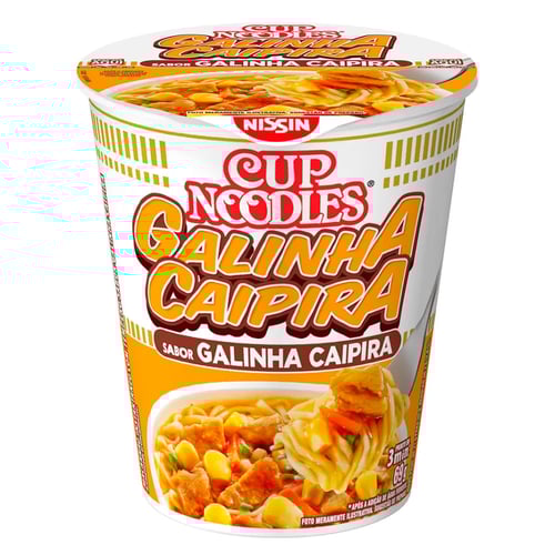 Imagem do produto Macarrão Instantneo Cup Noodles Sabor Galinha Caipira 69G