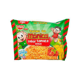 Imagem do produto Macarrão Instantneo Nissin Turma Da Mônica Sabor Tomate Suave Com 85G