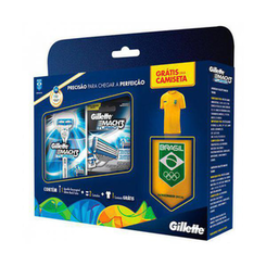 Imagem do produto Mach 3 Aparelho Babear E 2 Cargas Gratis Camiseta