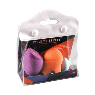 Imagem do produto Macrilan Trio De Esponjas Para Maquiagem