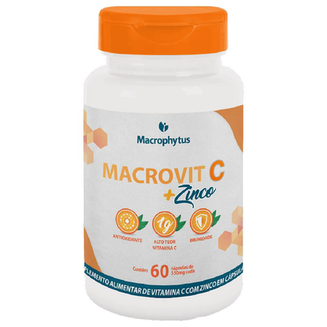 Imagem do produto Macrovit C + Zinco 1G 60 Cápsulas Macrophytus