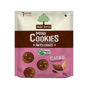 Imagem do produto Mãe Terra - - Cookies Orgnico, Castanha Do Pará E Cacau - 120G - Mãe Terra