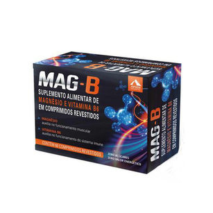 Imagem do produto Magb Magnésio+Vitamina B6 Com 60 Comprimidos