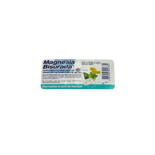 Magnésia - Bisurad Com 10 Comprimidos