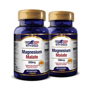 Imagem do produto Magnésio Dimalato 350Mg Vitgold Kit 2X 60 Comp