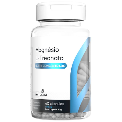 Imagem do produto Magnésio Ltreonato Ultra Concentrado 60 Cápsulas Natulha
