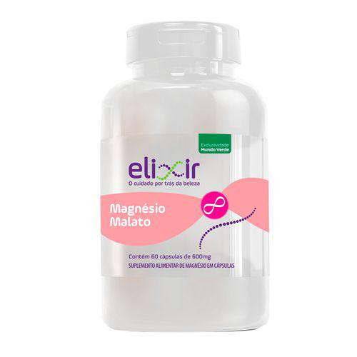 Imagem do produto Magnesio Malato 600Mg 60Caps Elixir