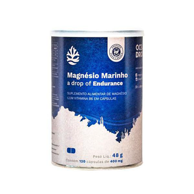 Imagem do produto Magnésio Marinho Ocean Drop 120Cp 400Mg