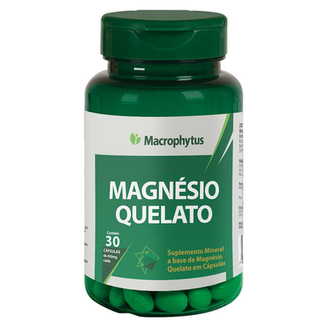 Imagem do produto Magnésio Quelato 450Mg 30 Cápsulas Macrophytus