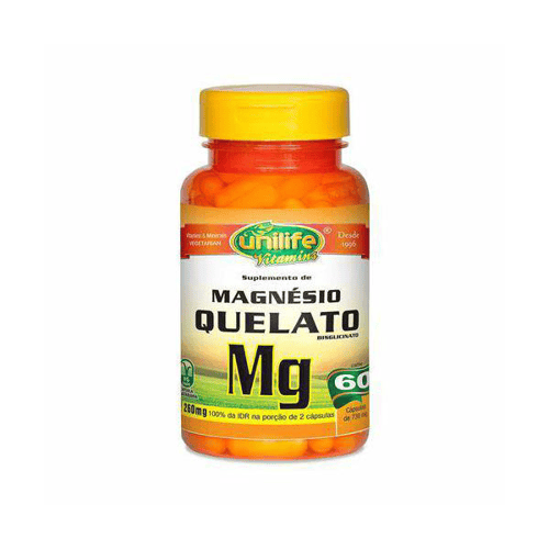 Imagem do produto Magnesio Quelato 730Mg 60Caps Unilife