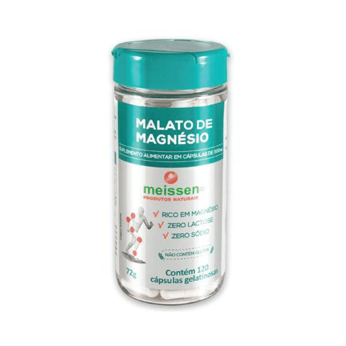 Imagem do produto Malato De Magnésio 500Mg 120 Cápsulas Meissen