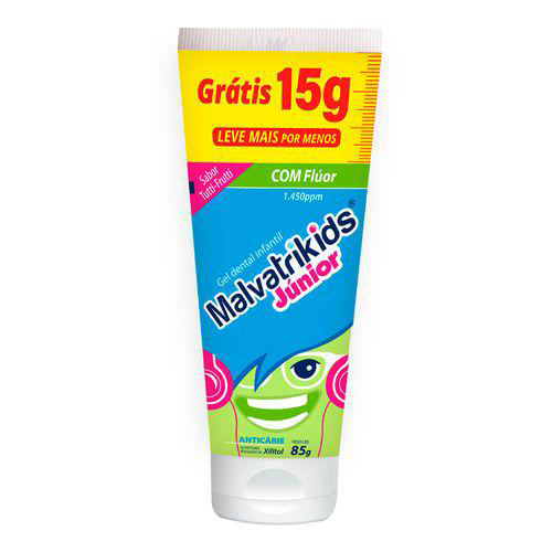 Malvatrikids Júnior Gel Dental Inf Anticárie Tuttifrutti 85G