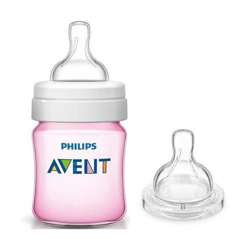 Imagem do produto Mamadeira Anticolic 125Ml Rosa + Bico N2 Philips Avent Scd809/24
