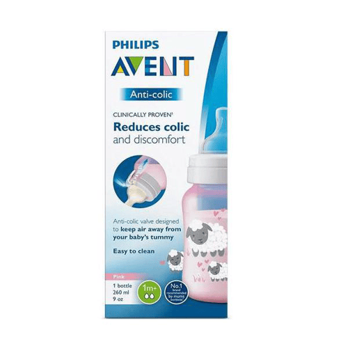 Imagem do produto Mamadeira Anticolic Ovelha 260Ml Rosa Philips Avent Scf821/14