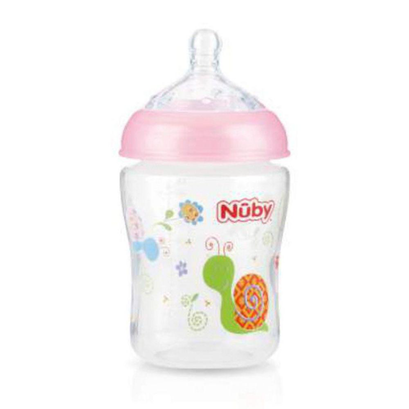 Mamadeira Anticólica Bebê Imita Seios Mãe Flex Nuby 270 Ml