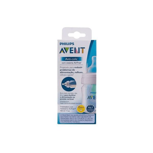 Imagem do produto Mamadeira Avent Anticólica Com Sistema Airfree 125Ml