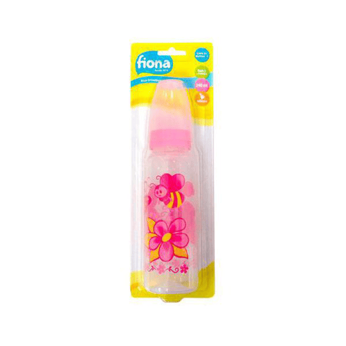 Imagem do produto Mamadeira Fiona Desenho Silicone 240Ml Rosa +6 Meses 801630