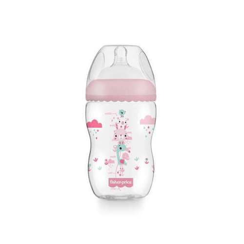 Imagem do produto Mamadeira First Moments Rosa Algodão Doce 330Ml Fisherprice Bb1028