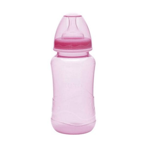 Mamadeira - Kuka Aquarela Rosa 330Ml C Bico Big Universal De Silicone Ref. 1432