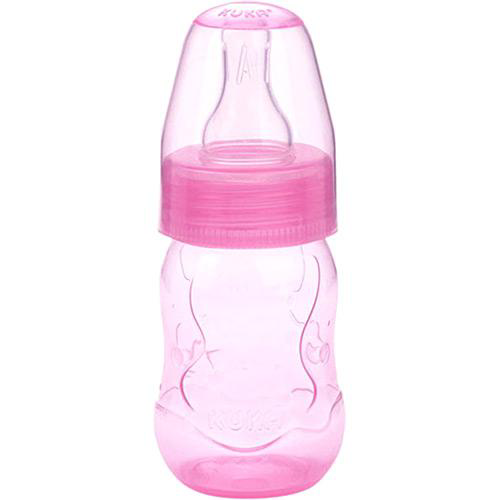 Mamadeira - Kuka Aquarela Rosa 70Ml C Bico Universal De Silicone Ref. 1427