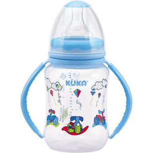 Mamadeira Kuka Big Universal Azul Com Alca 240Ml