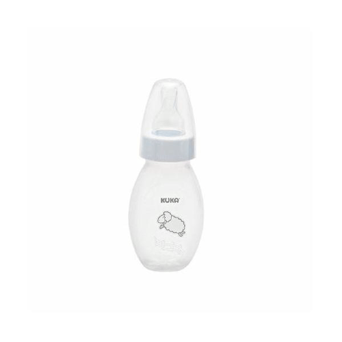 Imagem do produto Mamadeira Kuka Branca Bico De Silicone Recem Nascido Kukinha 50Ml
