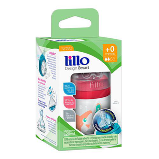 Imagem do produto Mamadeira Lillo Design Smart Rosa 120Ml